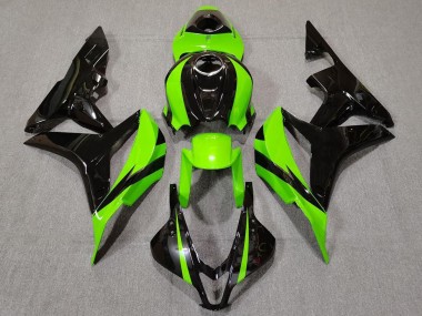 2007-2008 Vert Lime & Noir CBR600RR Carénage