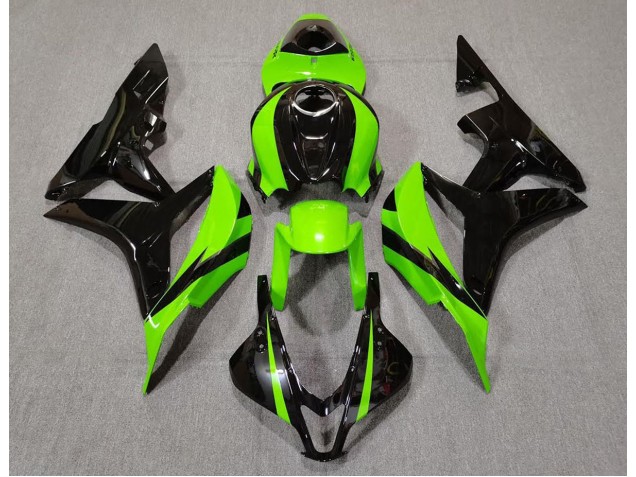 2007-2008 Vert Lime & Noir CBR600RR Carénage 2007-2008 Vert Lime & Noir CBR600RR Carénage