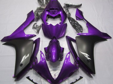 2007-2008 Violet Brillant & Noir R1 Carénage