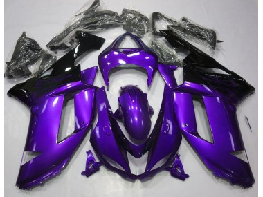 2007-2008 Violet Brillant & Noir ZX6R Carénage