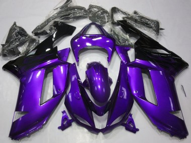 2007-2008 Violet Brillant & Noir ZX6R Carénage