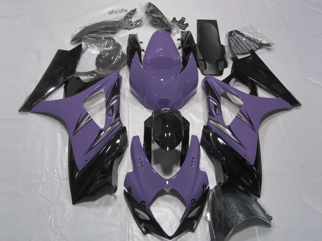 2007-2008 Violet Foncé & Noir GSXR 1000 Carénage 2007-2008 Violet Foncé & Noir GSXR 1000 Carénage