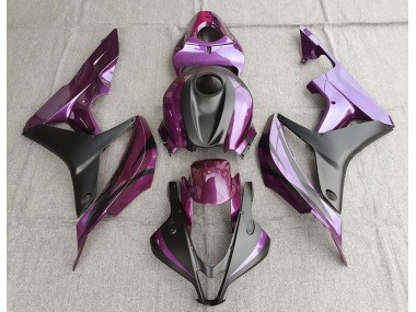2007-2008 Violet & Noir Mat CBR600RR Carénage