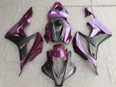 2007-2008 Violet & Noir Mat CBR600RR Carénage