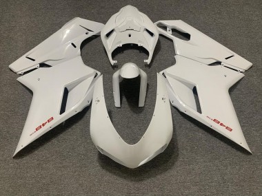 2007-2014 Blanc Brillant Ducati 848 1098 1198 Carénage