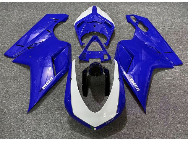 2007-2014 Bleu Brillant Sp Ducati 848 1098 1198 Carénage