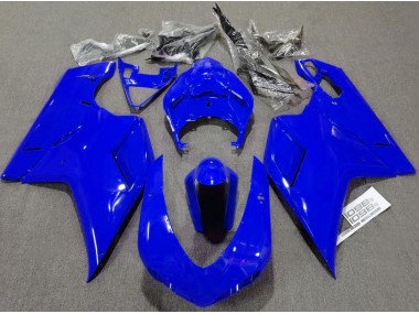 2007-2014 Bleu Brillant Uni Ducati 848 1098 1198 Carénage
