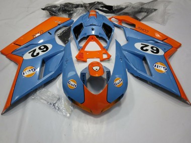 2007-2014 Gulf Ducati 848 1098 1198 Carénage