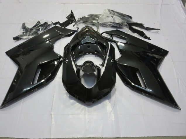 2007-2014 Noir Brillant Ducati 848 1098 1198 Carénage 2007-2014 Noir Brillant Ducati 848 1098 1198 Carénage
