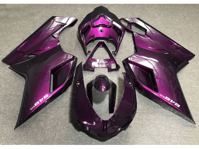 2007-2014 Rose Profond Ducati 848 1098 1198 Carénage 2007-2014 Rose Profond Ducati 848 1098 1198 Carénage