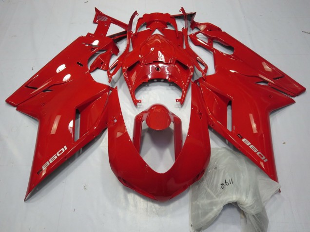2007-2014 Rouge 1098 Ducati 848 1098 1198 Carénage 2007-2014 Rouge 1098 Ducati 848 1098 1198 Carénage
