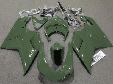 2007-2014 Vert Armée Brillant Ducati 848 1098 1198 Carénage