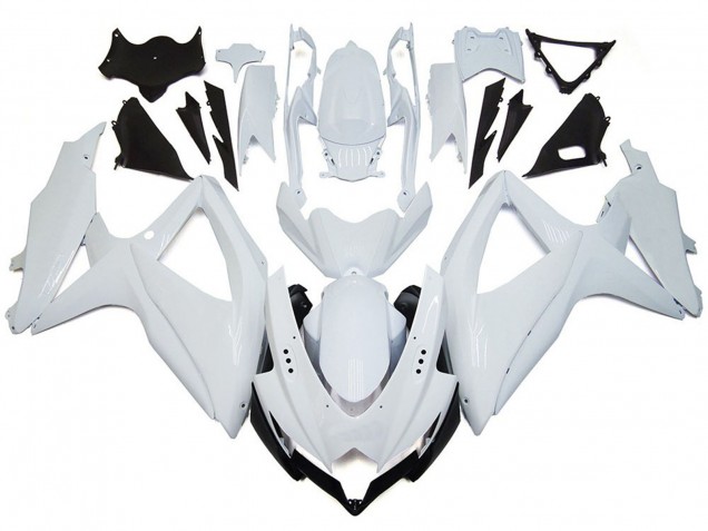 2008-2010 Blanc Brillant Brillant GSXR 600-750 Carénage