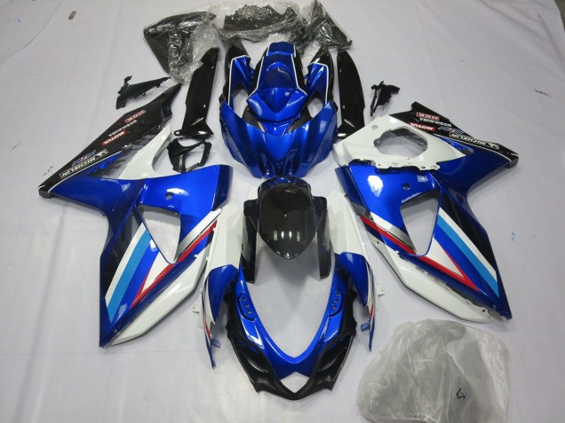 2008-2010 Bleu Blanc & Rouge GSXR 600-750 Carénage 2008-2010 Bleu Blanc & Rouge GSXR 600-750 Carénage