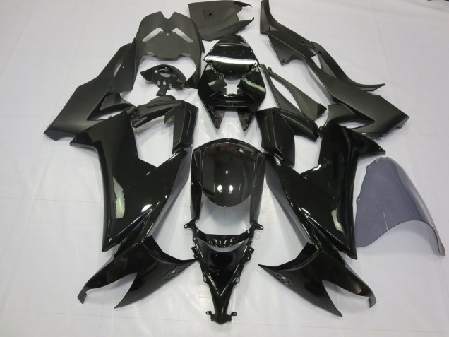 2008-2010 Noir Brillant ZX10R Carénage 2008-2010 Noir Brillant ZX10R Carénage