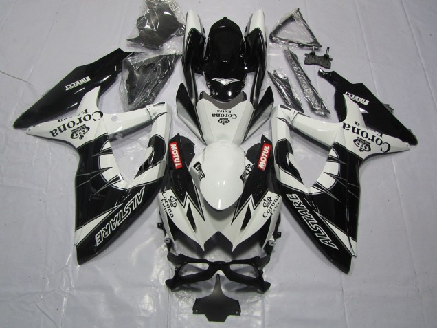 2008-2010 Noir Corona GSXR 600-750 Carénage 2008-2010 Noir Corona GSXR 600-750 Carénage