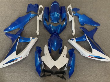 2008-2010 OEM Style Bleu & Blanc GSXR 600-750 Carénage