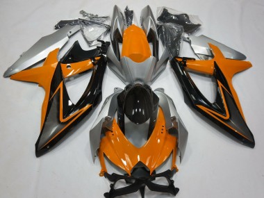 2008-2010 Orange & Argent GSXR 600-750 Carénage