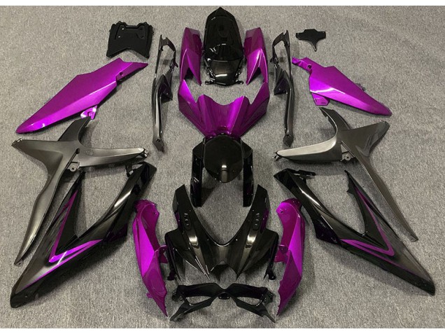 2008-2010 Rose Brillant & Vert R GSXR 600-750 Carénage 2008-2010 Rose Brillant & Vert R GSXR 600-750 Carénage