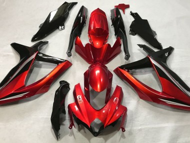 2008-2010 Rouge Brillant GSXR 600-750 Carénage