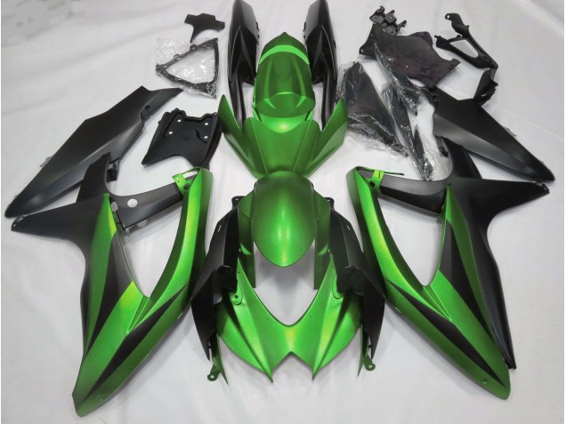 2008-2010 Vert Mat Sans R GSXR 600-750 Carénage 2008-2010 Vert Mat Sans R GSXR 600-750 Carénage