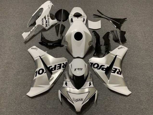 2008-2011 Argent Repsol CBR1000RR Carénage 2008-2011 Argent Repsol CBR1000RR Carénage