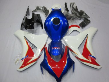 2008-2011 Blanc Rouge & Bleu Profond CBR1000RR Carénage