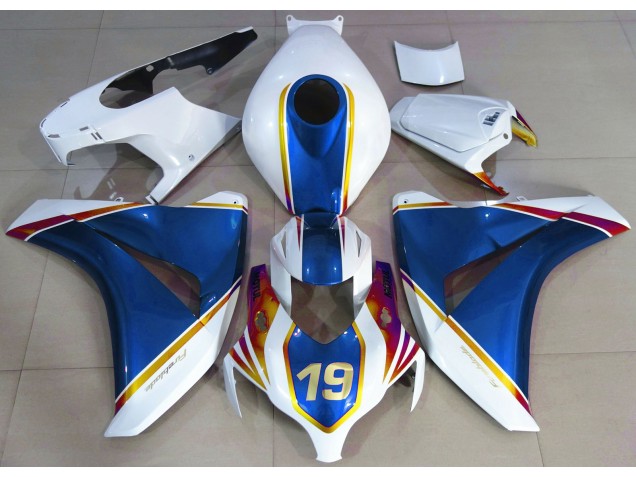 2008-2011 Bleu Brillant & Blanc CBR1000RR Carénage 2008-2011 Bleu Brillant & Blanc CBR1000RR Carénage