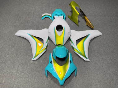 2008-2011 Bleu Clair & Or CBR1000RR Carénage