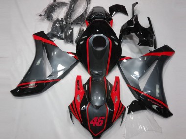 2008-2011 Gris Motul & Rouge CBR1000RR Carénage