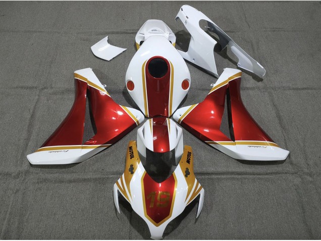 2008-2011 Or & Rouge 19 CBR1000RR Carénage 2008-2011 Or & Rouge 19 CBR1000RR Carénage