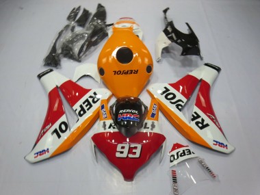 2008-2011 Orange Clair Repsol 93 CBR1000RR Carénage