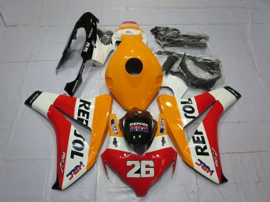 2008-2011 Orange Clair Repsol CBR1000RR Carénage