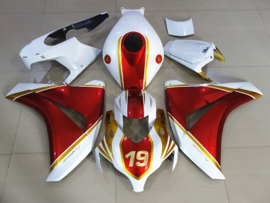 2008-2011 Rouge & Blanc 19 CBR1000RR Carénage