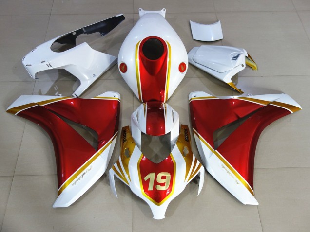 2008-2011 Rouge & Blanc 19 CBR1000RR Carénage 2008-2011 Rouge & Blanc 19 CBR1000RR Carénage