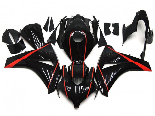 2008-2011 Rouge Brillant & Noir CBR1000RR Carénage 2008-2011 Rouge Brillant & Noir CBR1000RR Carénage