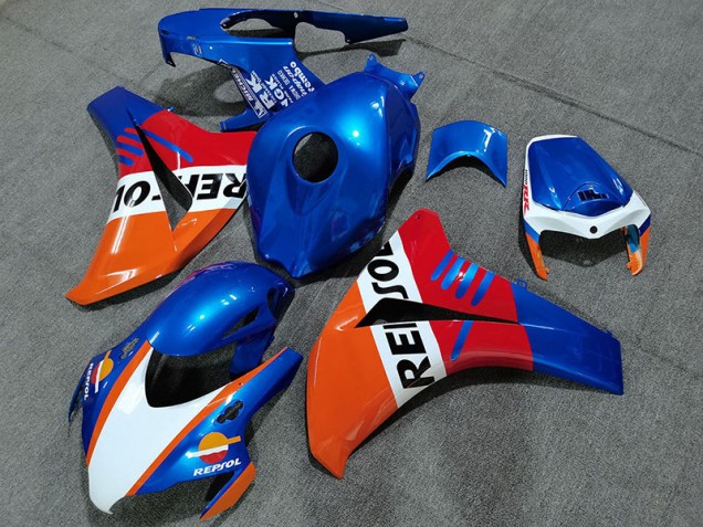 2008-2011 Style Bleu Perle Repsol CBR1000RR Carénage
