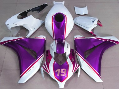 2008-2011 Violet Brillant & Blanc CBR1000RR Carénage