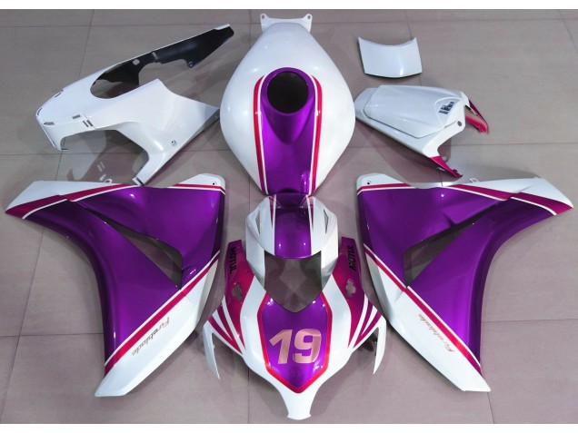 2008-2011 Violet Brillant & Blanc CBR1000RR Carénage 2008-2011 Violet Brillant & Blanc CBR1000RR Carénage