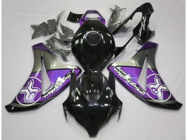 2008-2011 Violet Sur Noir Personnalisé CBR1000RR Carénage