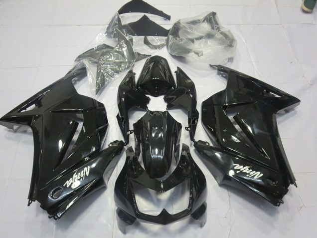 2008-2012 Noir Brillant Ninja 250 Carénage 2008-2012 Noir Brillant Ninja 250 Carénage