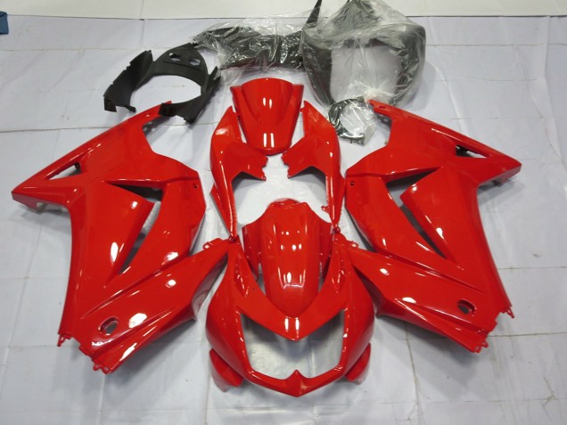 2008-2012 Rouge Brillant Ninja 250 Carénage 2008-2012 Rouge Brillant Ninja 250 Carénage