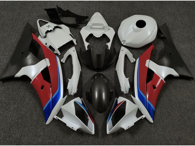 2008-2016 Blanc Rouge & Bleu R6 Carénage 2008-2016 Blanc Rouge & Bleu R6 Carénage