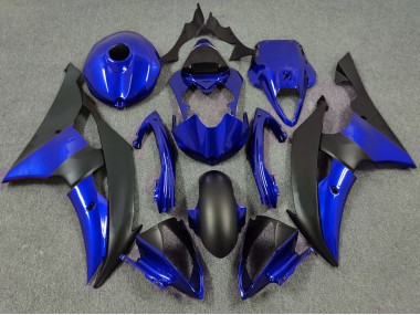 2008-2016 Bleu Profond & Noir Mat R6 Carénage