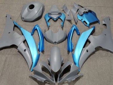 2008-2016 Gris Mat & Bleu Ciel R6 Carénage