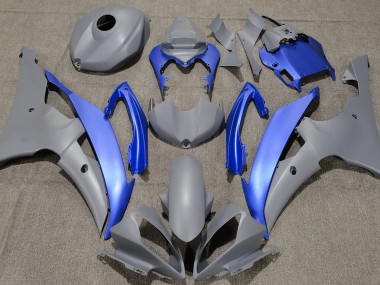 2008-2016 Gris Mat & Bleu R6 Carénage