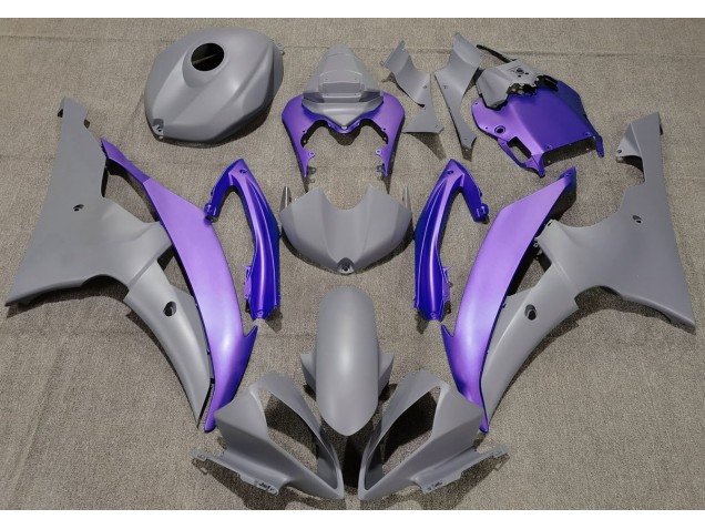 2008-2016 Gris Mat & Violet R6 Carénage 2008-2016 Gris Mat & Violet R6 Carénage