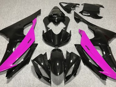 2008-2016 Noir Brillant & Rose R6 Carénage