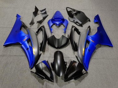 2008-2016 Noir Mat & Bleu R6 Carénage