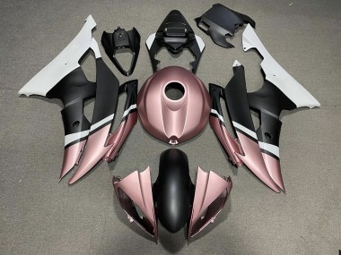 2008-2016 Noir Mat & Or Rose R6 Carénage